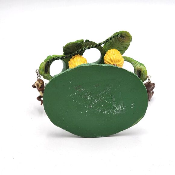 Essential Home Spunky Monkey Toothbrush Holder Novelty Jungle Banana Tree - Picture 6 of 10